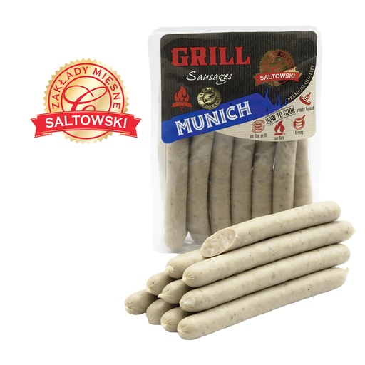 [20017] Bereide worstjes van varkensvlees naar Münchense grillworst 