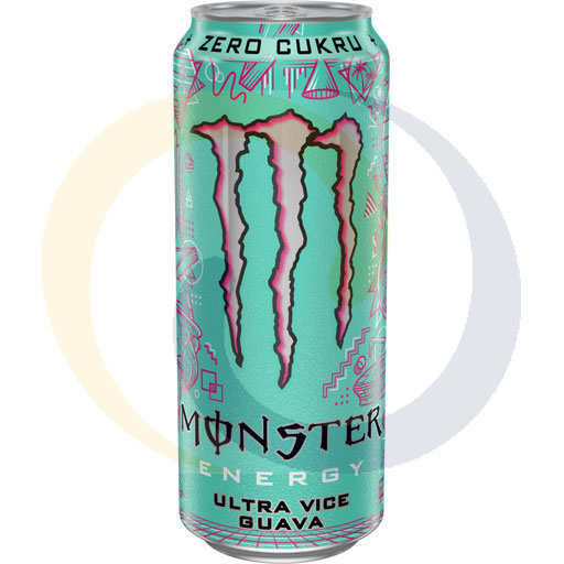 [10551000CCE] Energie Monster Vice Guava blikken 0,5l/12 stuks DRS Coca-Cola