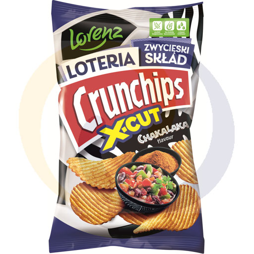 [10601200BHP] Чипсы Crunchips X-Cut чакалака 130г/12шт Lorenz