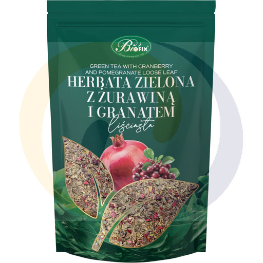 [11279000BFX] Groene thee cranberry granaatappel 100g/10 stuks Bifix