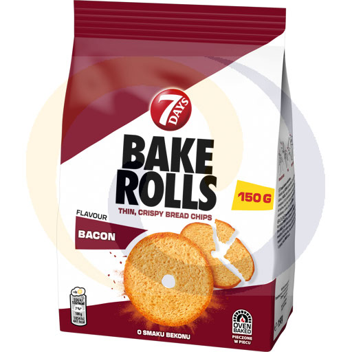 [12067400MCH] Bake Rolls 7dagen bacon 150g/10st Mondelez