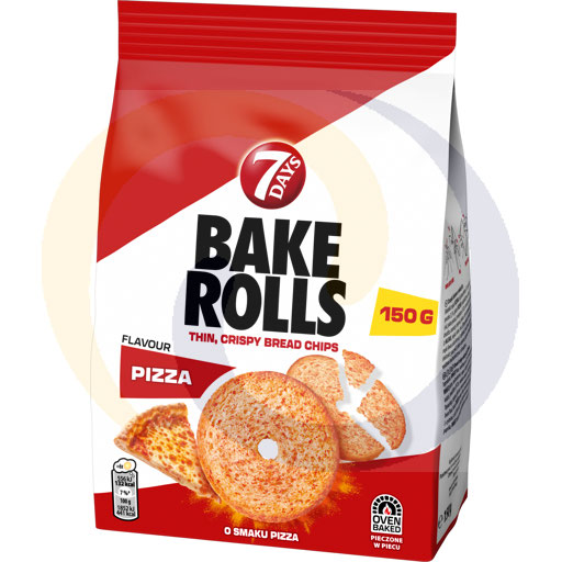 [12093400MCH] Bake Rolls 7dagen pizza 150g/10stuks Mondelez