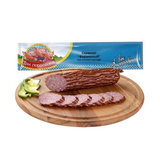 [23653] Kooksalami "Servelat Firmennyj", heet gerookt