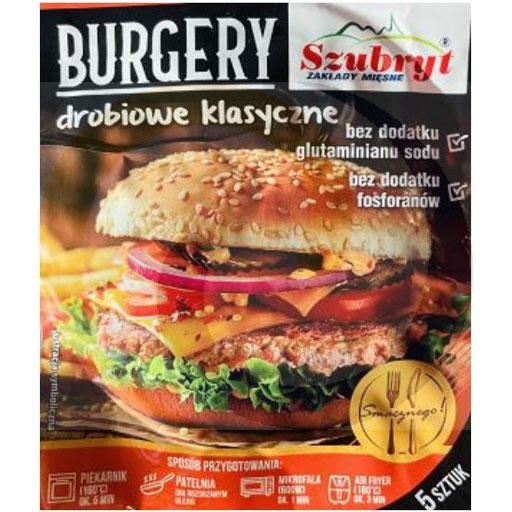 [19239100SZB] Klassieke kipburgers 350g Szubryt