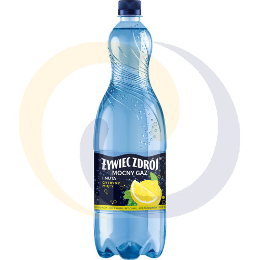 [20634200ŻYW] Sterke koolzuurhoudende drank met citroen- en muntsmaak, pet