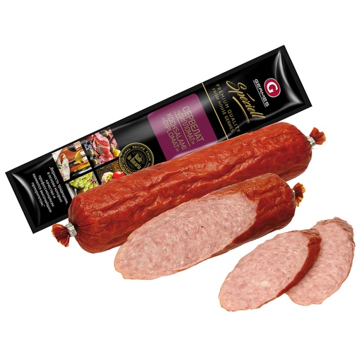 [23655] Kooksalami "Servelat Diplomat", heet gerookt