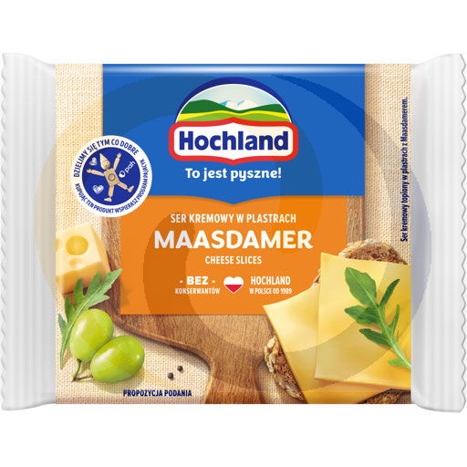 [45348000HOC] Хохланд Маасдамер плавленый сыр ломтики 130 г