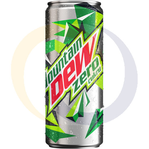 [46111000PEP] Koolzuurhoudende drank. Mountain Dew zero blik 0,33l/24st DR