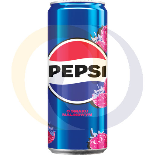 [48779000PEP] Пепси малиновый газированный напиток банка 0,33л/24шт DRS Pe