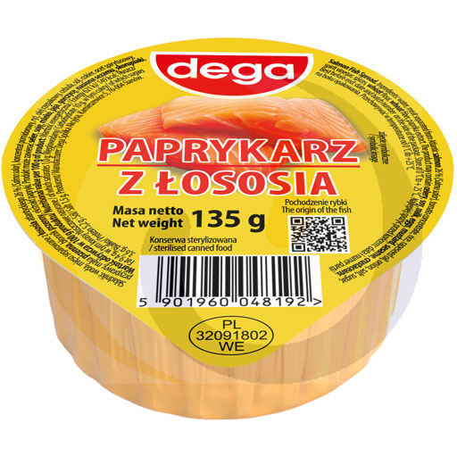 [52051000DEG] Dega Zalmvispasta 135 g