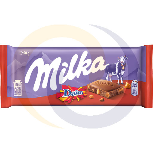 [53721200DAN] Milka Daim Chocolade 90g/24st Mondelez