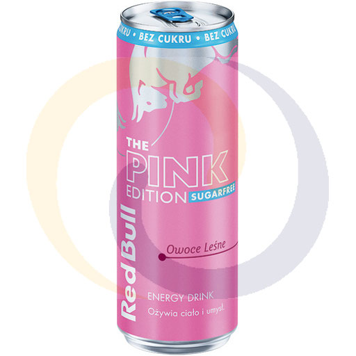 [55931000RED] Energ.Pink drank bosvruchten blik 0,25l /12 stuks DRS Red Bull