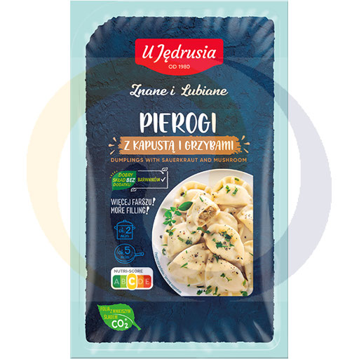 [58564000JDR] Пельмени с капустой и грибами 400г У Едруся
