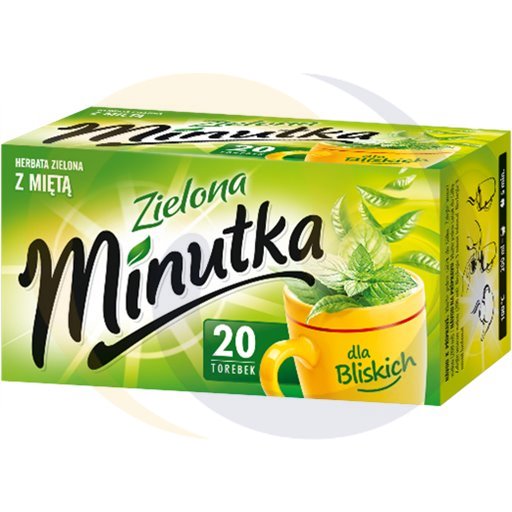 [68371000MOK] Minutka Groene Thee met Munt 28 g (20 x 1,4 g)