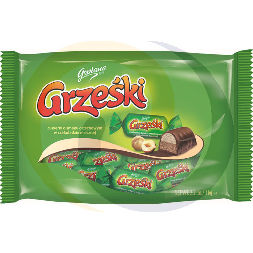[83951000JUT] Конфеты с арахисом Grześki 1,0 кг / 4 шт. Jutrzenka