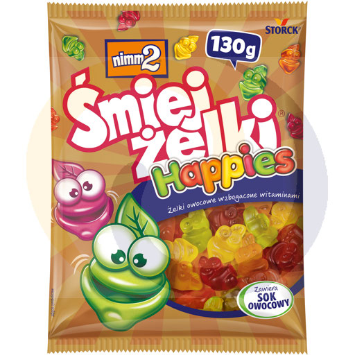 [89367100STK] nimm2 желейные конфеты Happies желейные конфеты 130г/22шт Storck