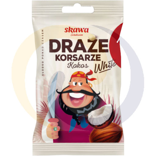 [91615000SKA] Wadowice Skawa Korsarze Coconut Witte Dragees 70 g