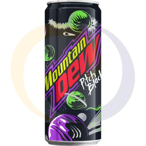 [92610100PEP] Gas drink. Mountain Dew pitch black pus 0,33l/24DRS Pepsi