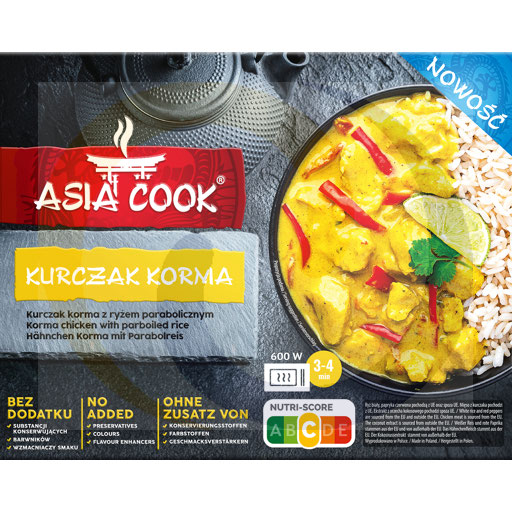 [92697100JDR] Курица Азия корма с рисом 400г/5шт У Ендруся