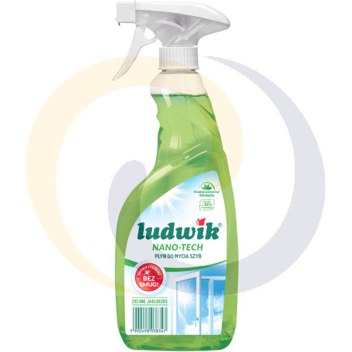 [93458000INC] Ludwik met alcohol glasreiniger appel 0,6L/6stuks Inco