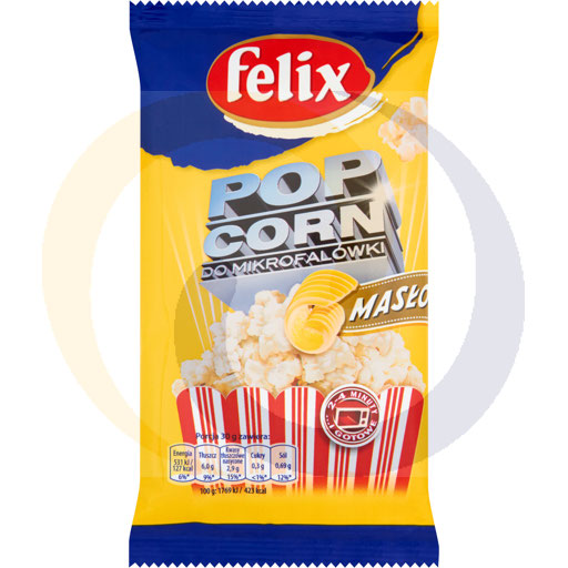 [94209000FEL] Попкорн с маслом для микроволновой печи 90 г/24 шт. Felix