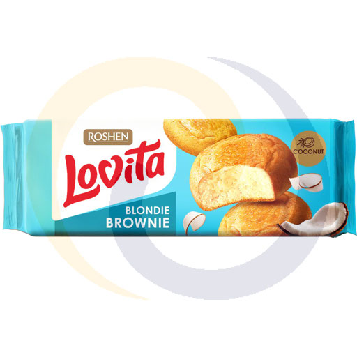 [99657000ROE] Lovita Blondie Brownie Koekjes Kokos. 152g/21stuks Roshen