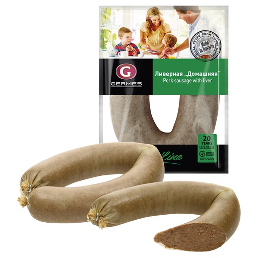 [21614] Leverworst "Livernaja Domaschnaja" volgens Russisch recept, snijvaste kookworst