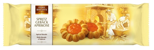 [0001022665] Spritskoekjes abrikoos 235g