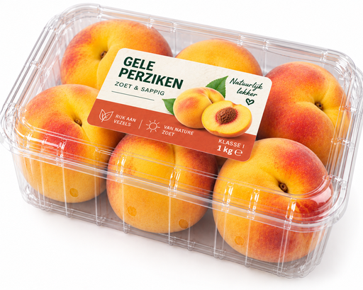 [1320] Perziken geel verpakt