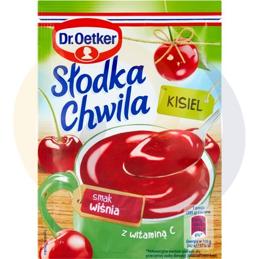 [36969000DRO] Dr. Oetker Słodka Chwila Kers Smaak Instant Gelatine 30 g