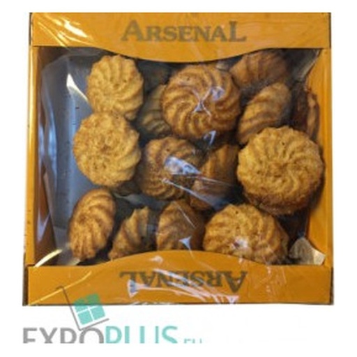 [0001022862] ARSENAL Decorat kokos koekjes 400g
