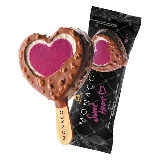 [0001022938] MONACO Sweet Heart Blueberry ijs op stok met glazuur 60ml