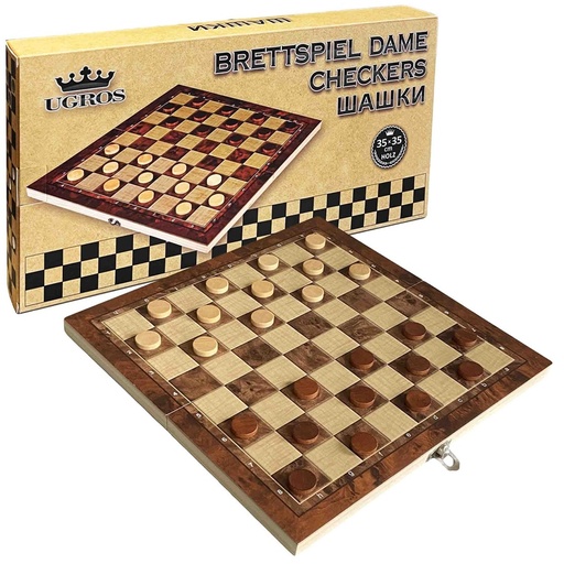 [0001023022] Bordspel "Dame" 35 x 35 cm