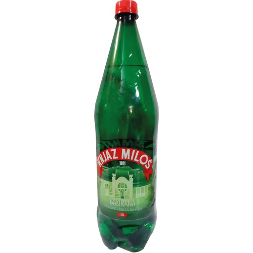 [19311] "Knjaz Milos" - Natuurlijk mineraalwater met toegevoegde koolzuur, uit de bron IB 18-2 Mladost, Arandjelovac, Servië