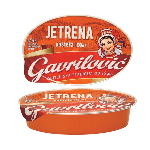 [33976] "Jetrena pasteta" Паста со свиной печенью с добавлением молочного белка. Стерилизованный.