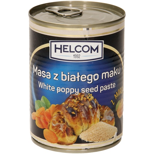 [37997] Начинка с белым маком, засахаренной апельсиновой цедрой и курагой для хлебобулочных изделий. Стерилизованный продукт.