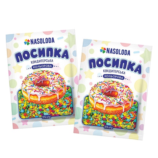 [59319] Разноцветные сахарные посыпки,с покрытием
