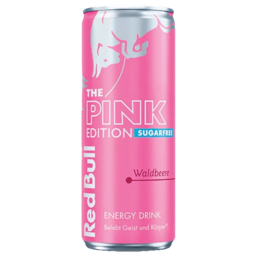 Red Bull Energy Drink Pink Edition Bosbes