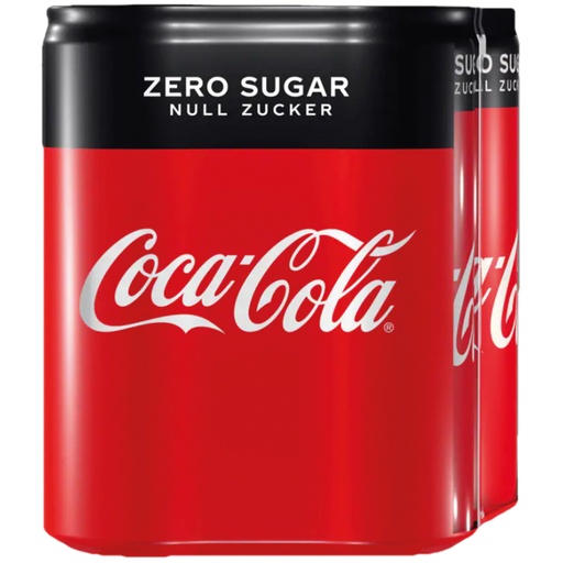 [60417] Verfrissingsdrank Coca-Cola Zero zonder suiker met zoetstoff