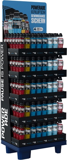 [60469D] Дисплей Powerade Sports, 5 сорта, 240 x 0,5 л