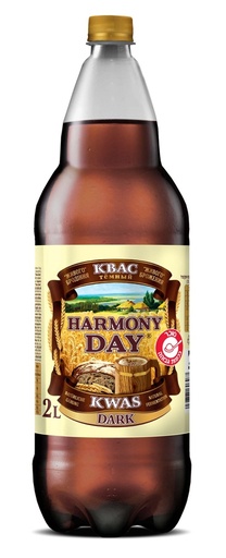 [60646] "HARMONY DAY" Alcoholvrij donker moutdrank "Kwas Dark", gepa