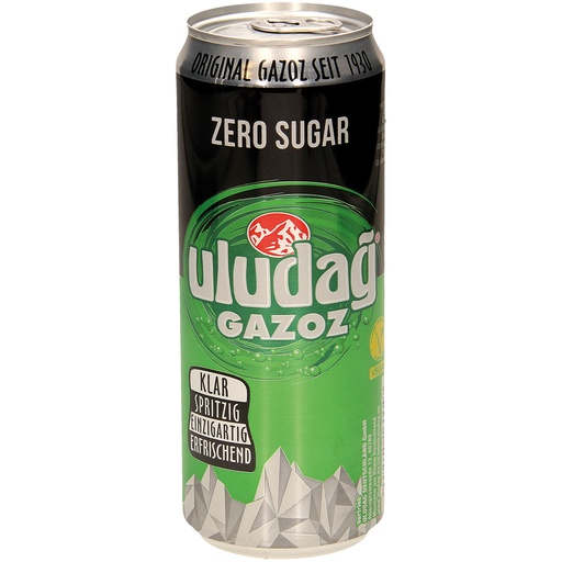 [60666] Uludağ Gazoz Zero Sugar Verfrissend drankje met fruitsmaak met zoetstoffen