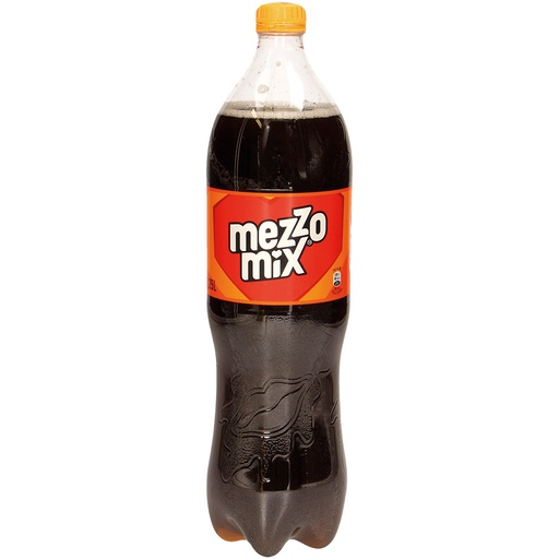 Mezzo Mix, Cafeïnehoudende verfrissende drank met plantenextracten en een fijne sinaasappelsmaak