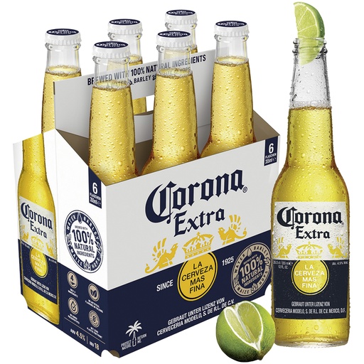 [64348] Bier Corona Extra, 6 x 0,355l, 4,5 vol.
