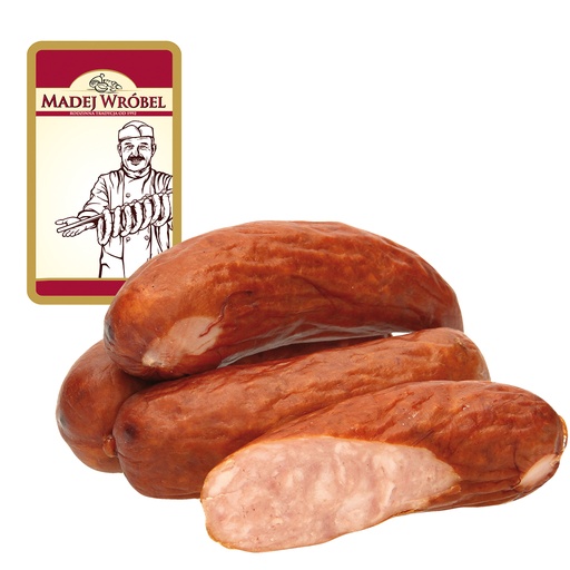 [23330] Копченая вареная колбаса из свинного мяса "Kielbasa paryska"