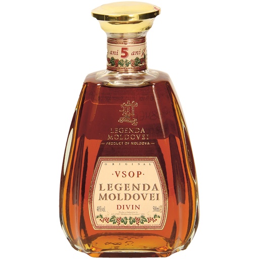 Divin VSOP - молдавский коньяк, выдержанный 5 лет, 40% алк.
