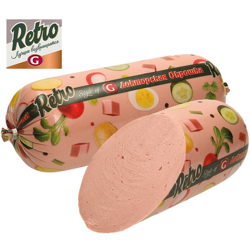 [20331] Gevogelte worstproduct RETRO "Doktorskaja Okroschka" van eig