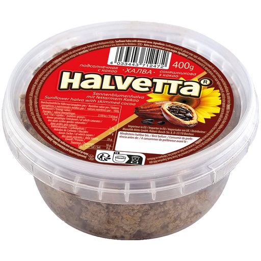 [71247] Zonnebloemhalva met vetarm cacaopoeder