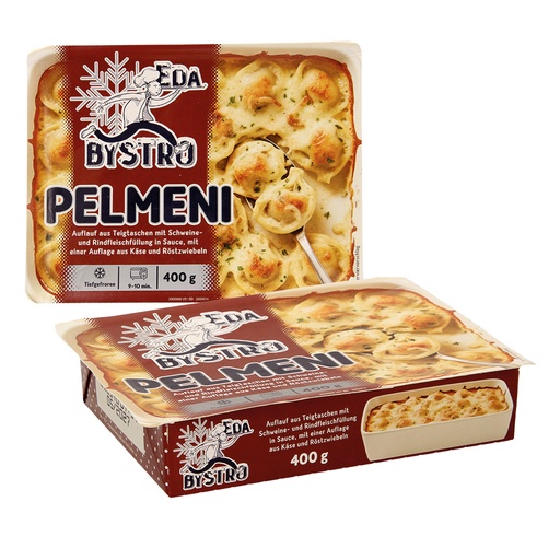 [73409] Pelmeni ovenschotel van deegkoekjes met varkens- en rundvlee