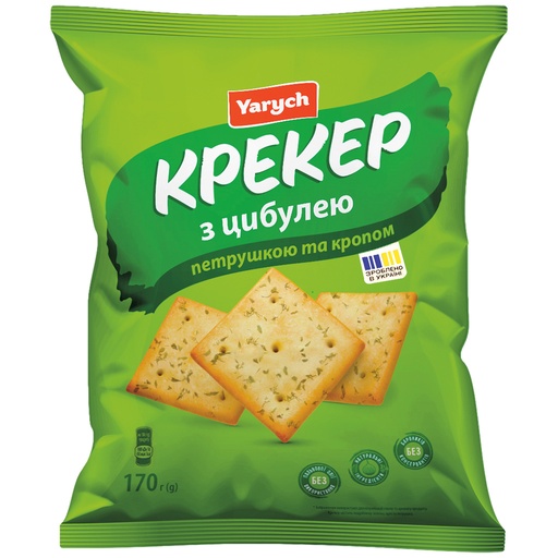 [79350] Crackers met uien, peterselie en dille.